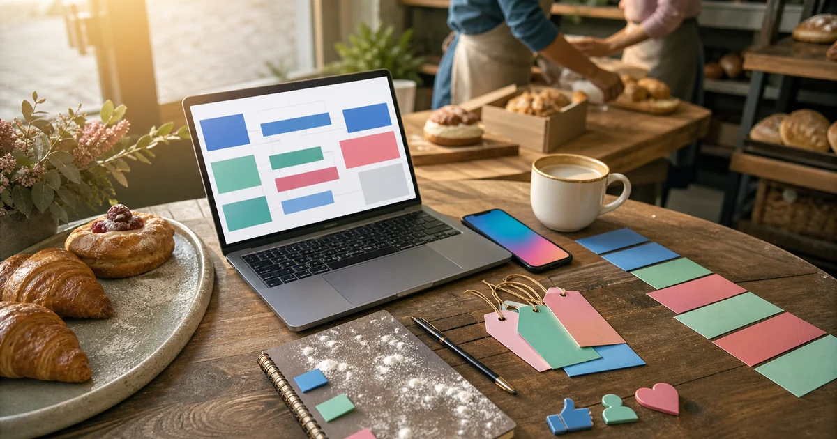 Unique editorial photo for Case Study: Small Business Wins Facebook Contest with 3K Votes showing facebook workflow
