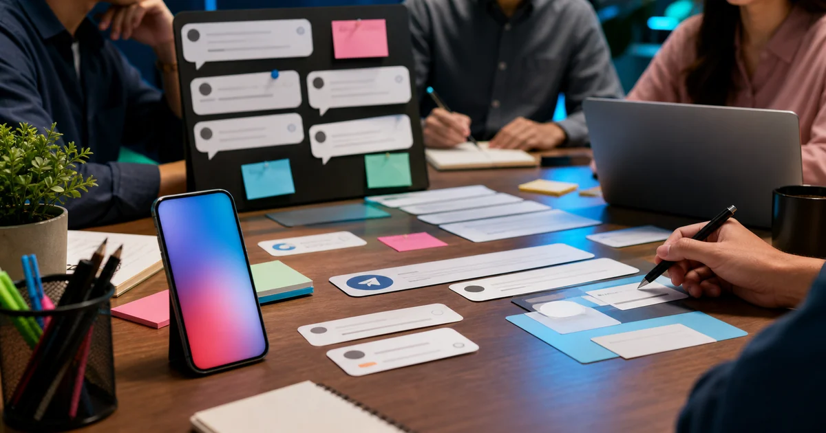 Unique editorial photo for Ultimate 2026 Guide to Telegram Contest Votes showing telegram workflow